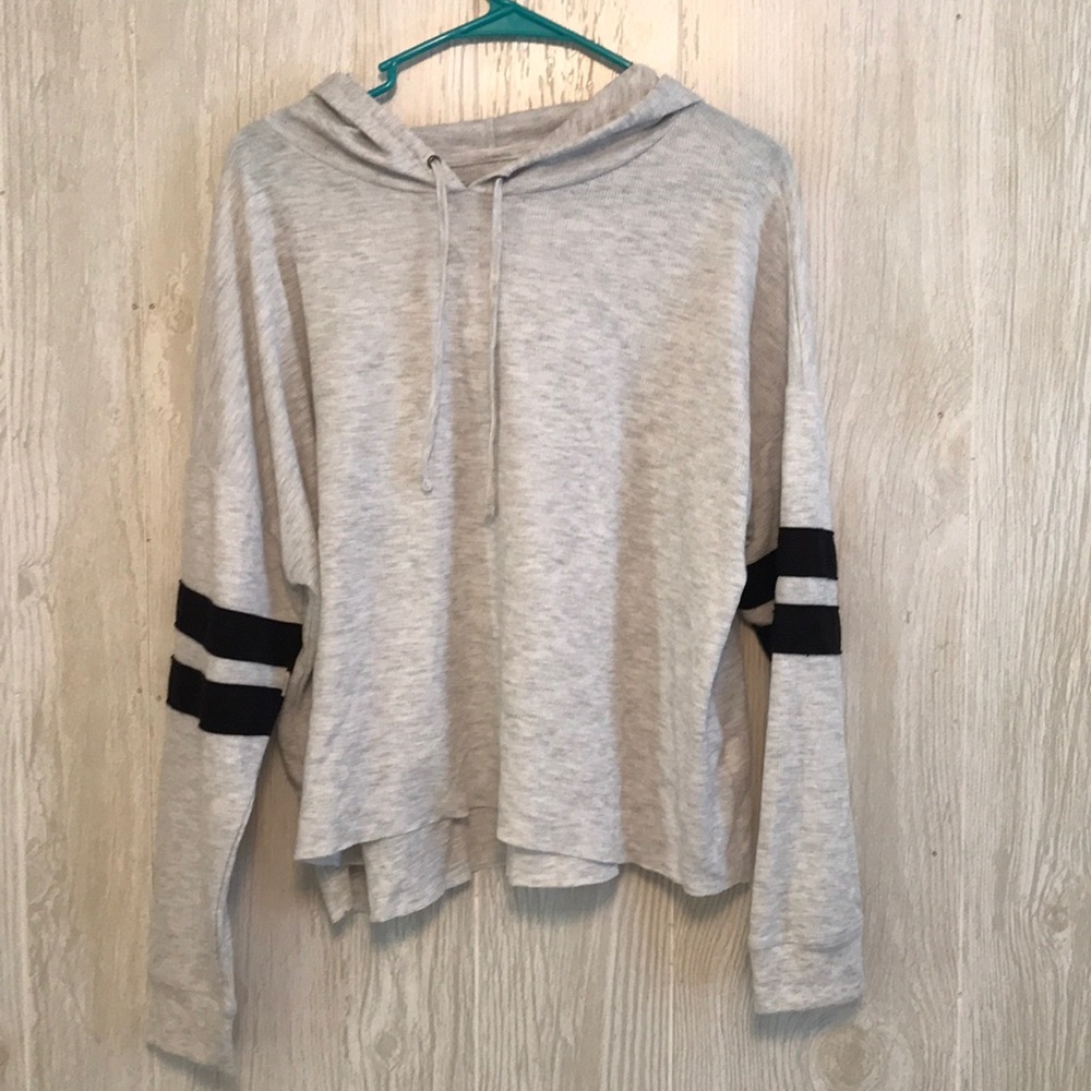 Cropped Hooded Tee
